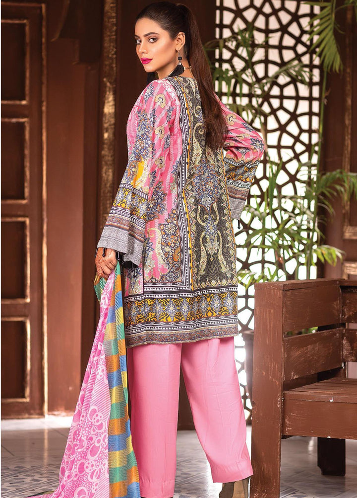 Afreen by Zebaish Embroidered Lawn Suits Unstitched 3 Piece ZSH21AR DE-07 - Summer Collection