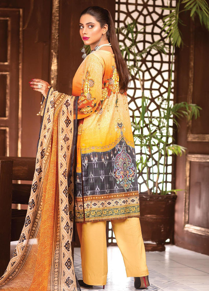 Afreen by Zebaish Embroidered Lawn Suits Unstitched 3 Piece ZSH21AR DE-09 - Summer Collection
