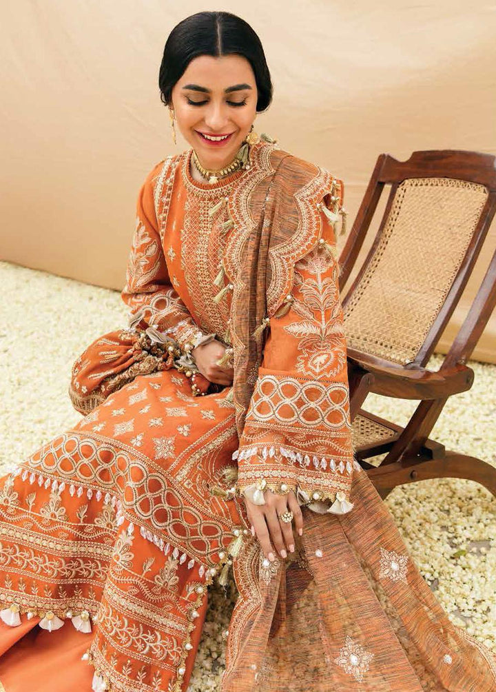 Dhoop Kinara By Afrozeh Embroidered  Suits Unstitched 3 Piece AF22DK 09 Amira - Luxury Formals Collection