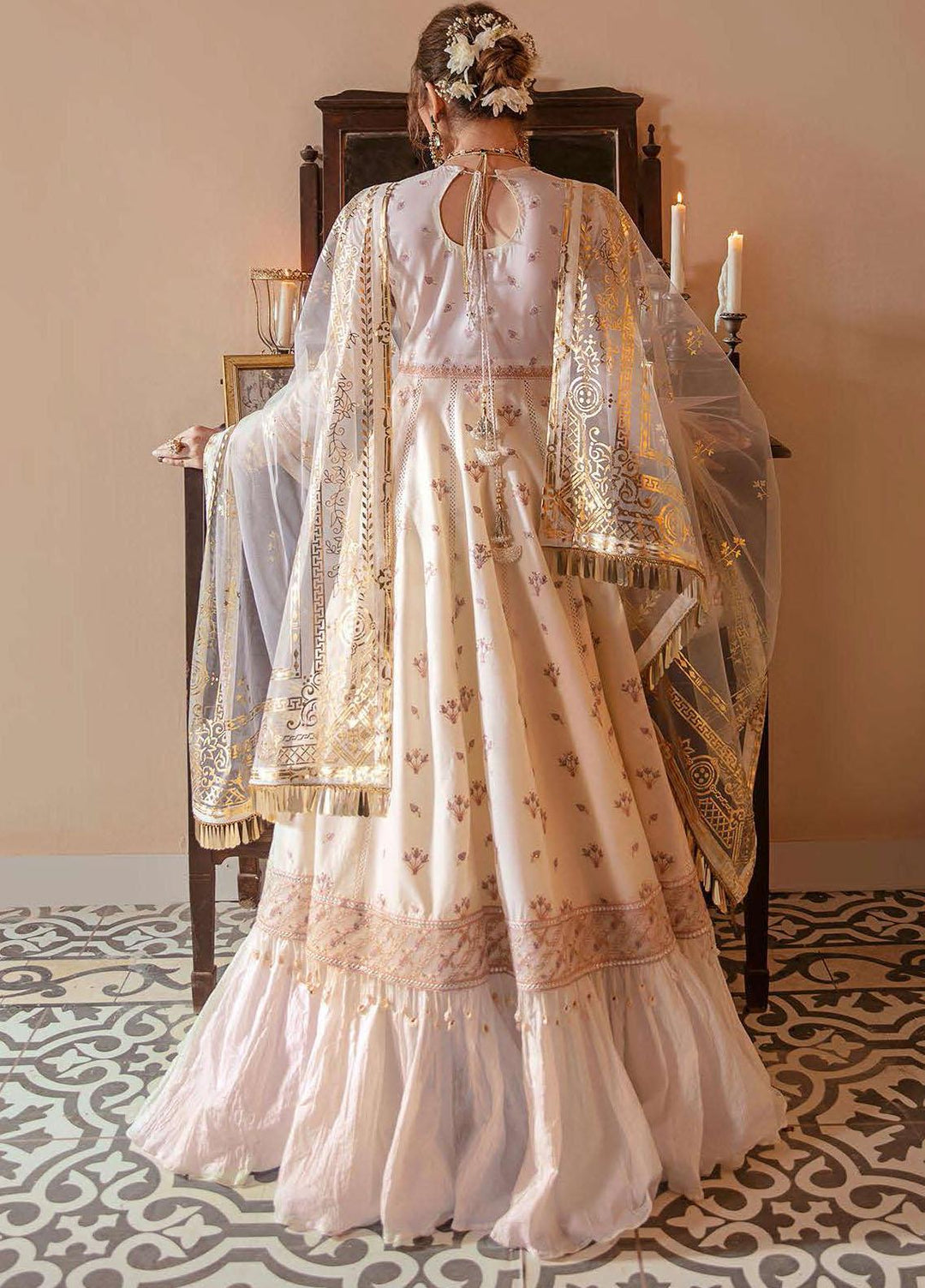 Gul Bahar By Afrozeh Embroidered Lawn Suits Unstitched 3 Piece AF21GB 06 Hoor - Festive Collection
