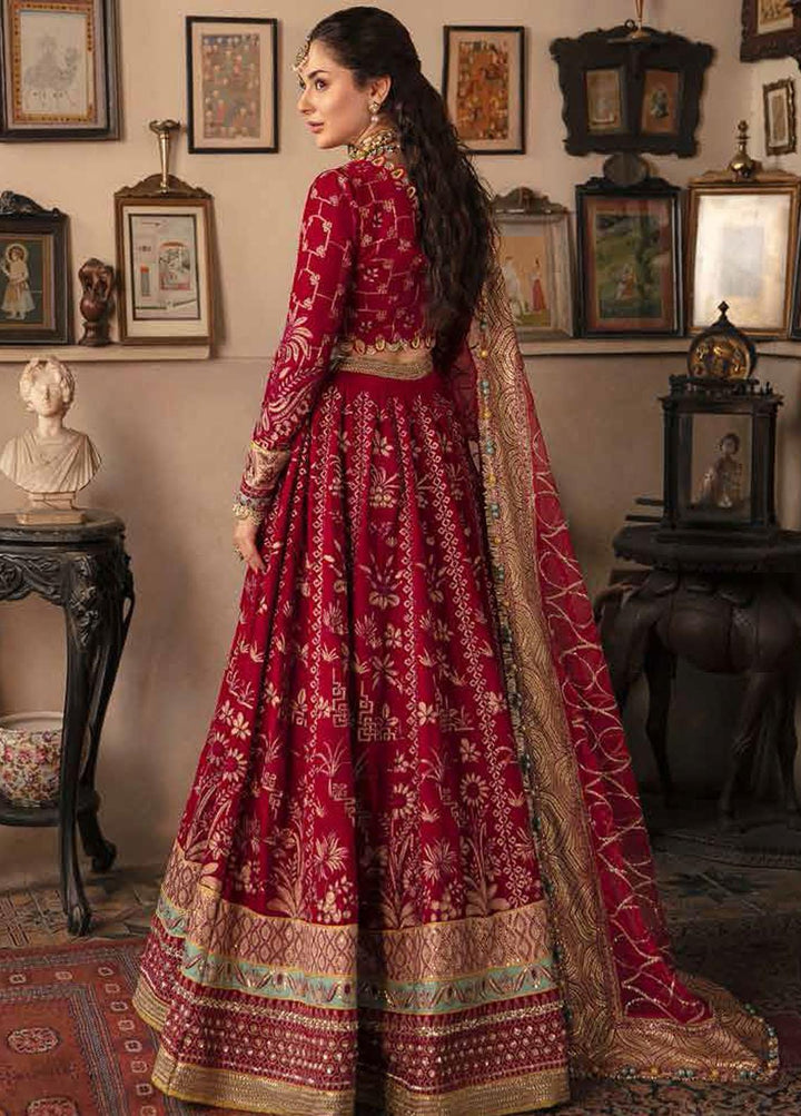 Nagma By Afrozeh Embroidered Velvet Suits Unstitched 3 Piece AF21NV 02 Dur-e-Fishaan - Luxury Collection