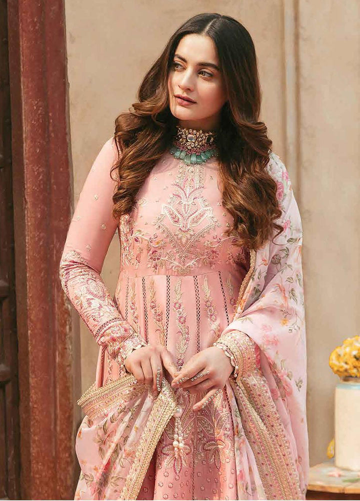 Shabnami By Afrozeh Embroidered Lawn Suits Unstitched 3 Piece AF22S 01 Pareesa - Festive Collection