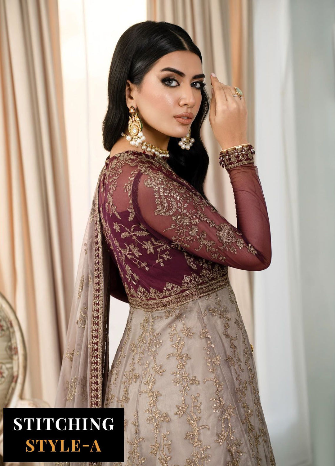 Afsanah by Zarif Embroidered  Suits Unstitched 3 Piece ZR25UF ZAF 01 Zohra - Formals Collection