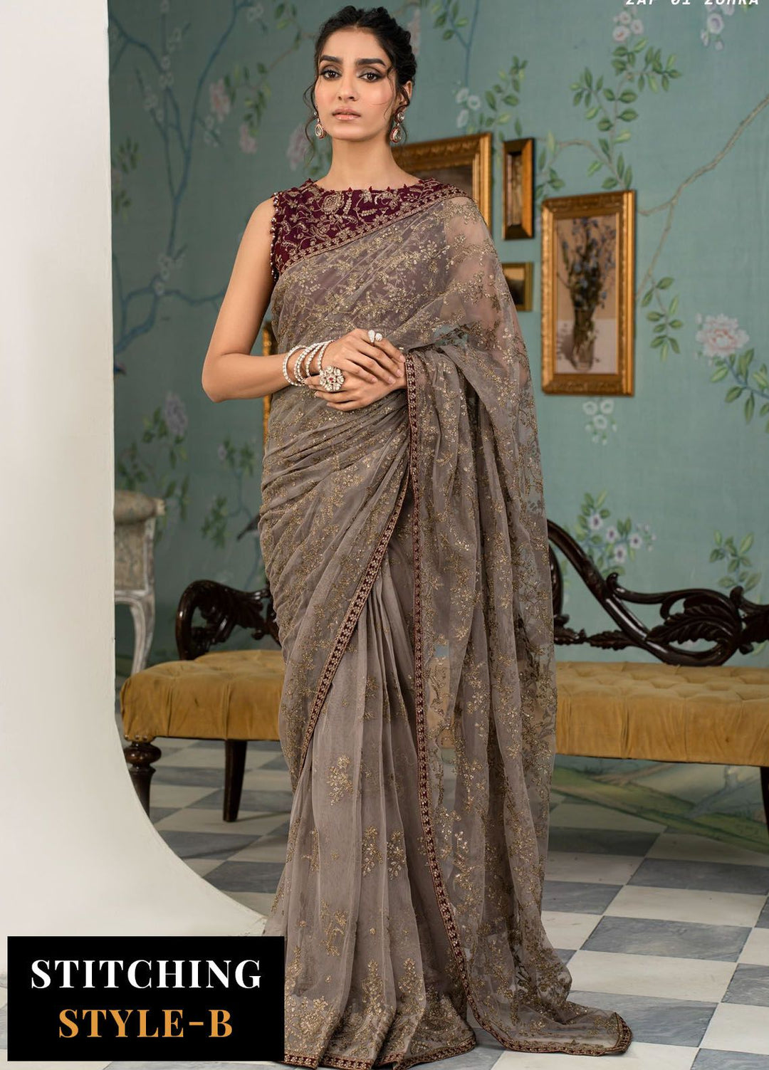 Afsanah by Zarif Embroidered  Suits Unstitched 3 Piece ZF24AF ZAF 01 Zohra - Formals Collection