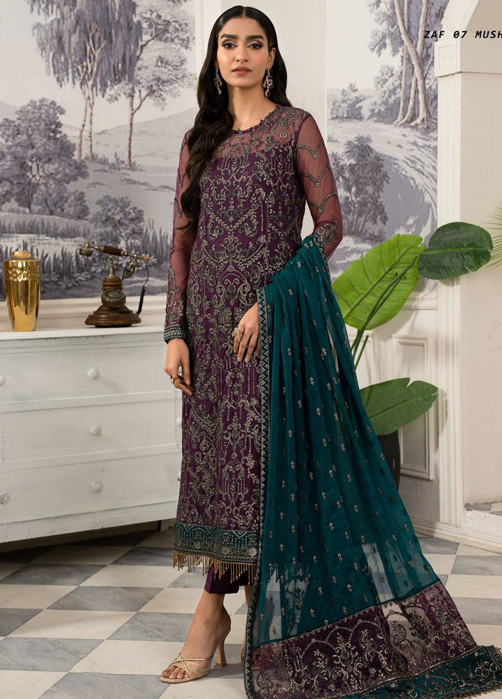 Afsanah by Zarif Embroidered  Suits Unstitched 3 Piece ZF24AF ZAF 07 Mushq - Formals Collection