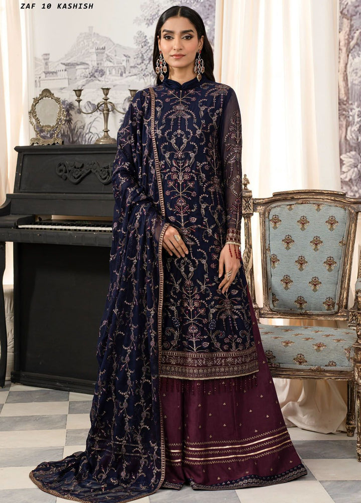 Afsanah by Zarif Embroidered  Suits Unstitched 3 Piece ZR25UF ZAF 10 Kashish - Formals Collection