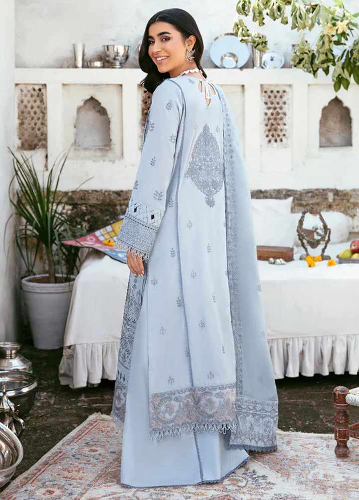 Afsanay By Florent Embroidered Khaddar Suits Unstitched 3 Piece FL23LCK FLK-1B - Winter Collection