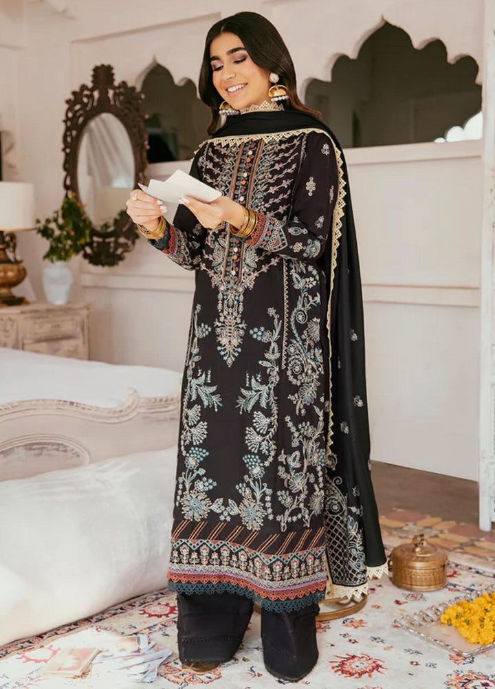 Afsanay By Florent Embroidered Khaddar Suits Unstitched 3 Piece FL23LCK FLK-2A - Winter Collection