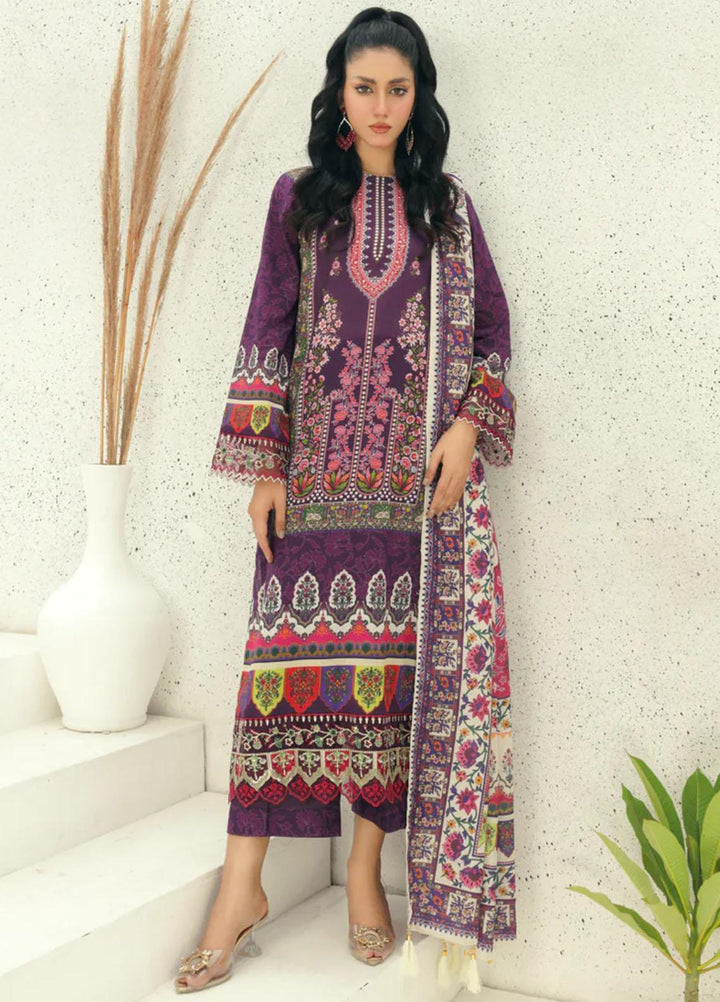 Afsaneh By AY Textile Embroidered Lawn Suits Unstitched 3 Piece AYT24A AY-014 - Spring / Summer Collection