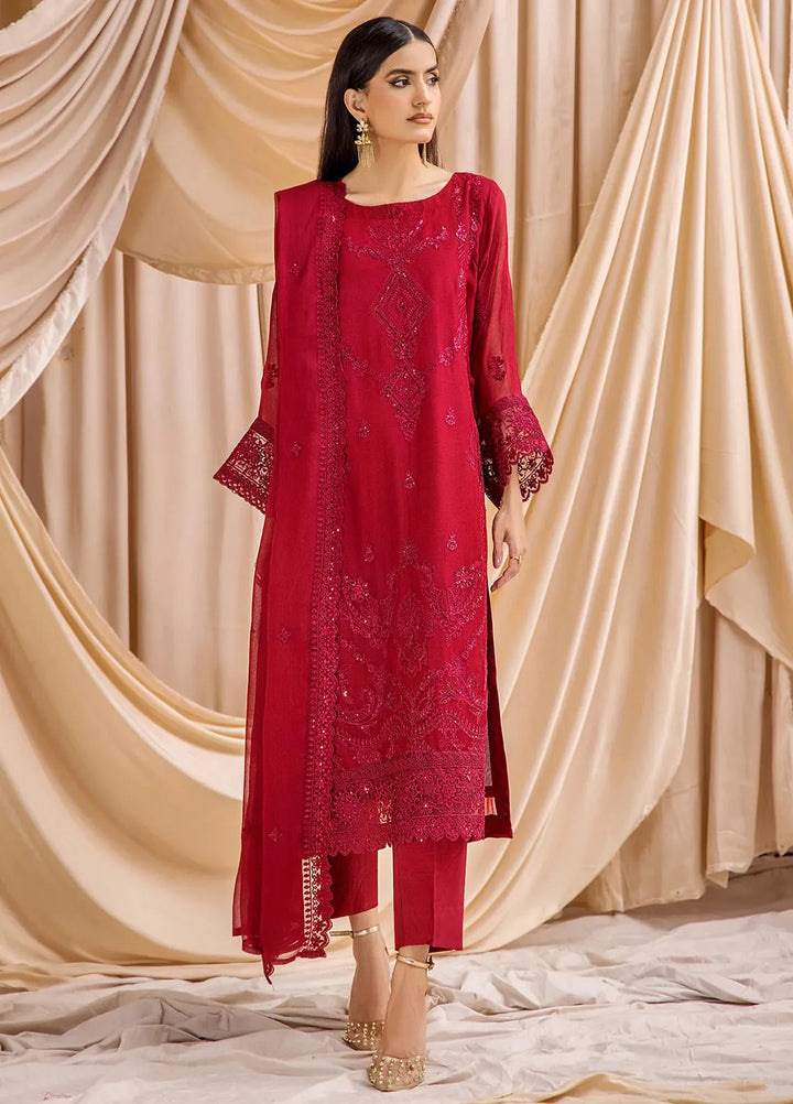 Afsaneh By Retro Pret Embroidered Chiffon 3 Piece Suit RAF02