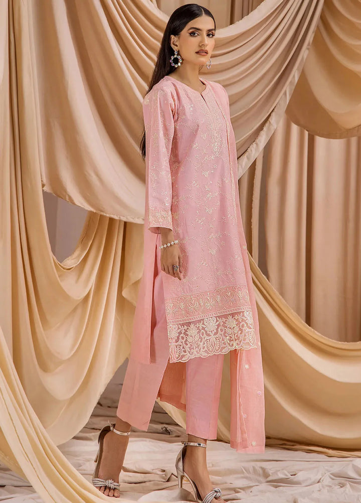 Afsaneh By Retro Pret Embroidered Cotton Net 3 Piece Suit RAF03