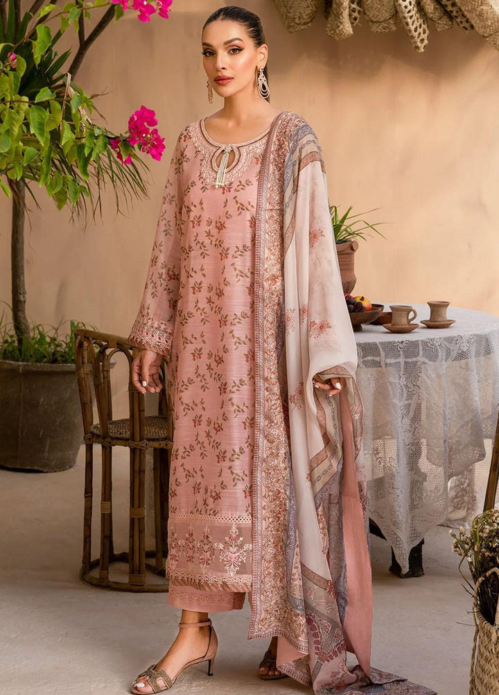 Afshan By Zoya & Fatima Embroidered Monark Suits Unstitched 4 Piece ZOF23A Nigar - Eid Collection