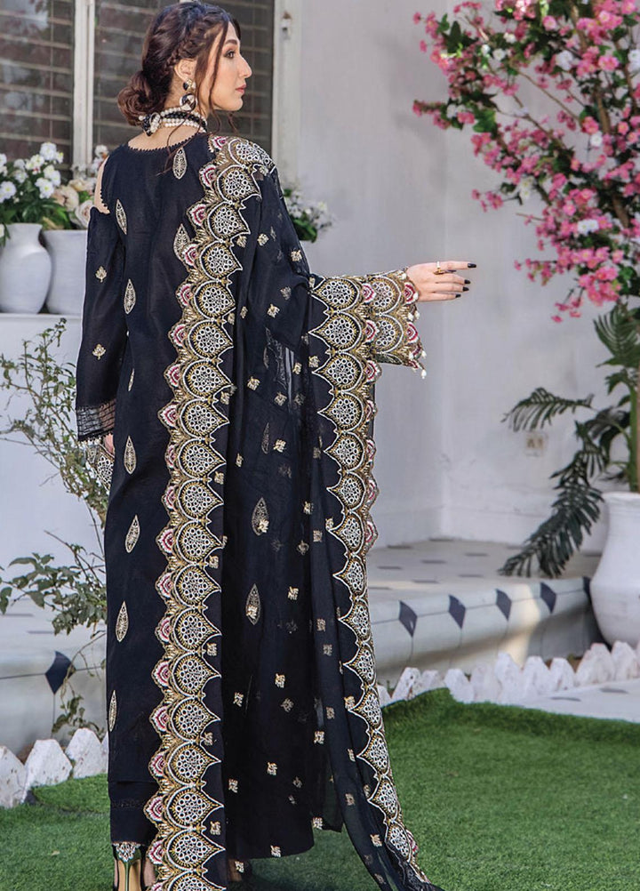 Afsoon By Humdum Embroidered Swiss Lawn Suits Unstitched 3 Piece HD23AF D4 - Summer Collection