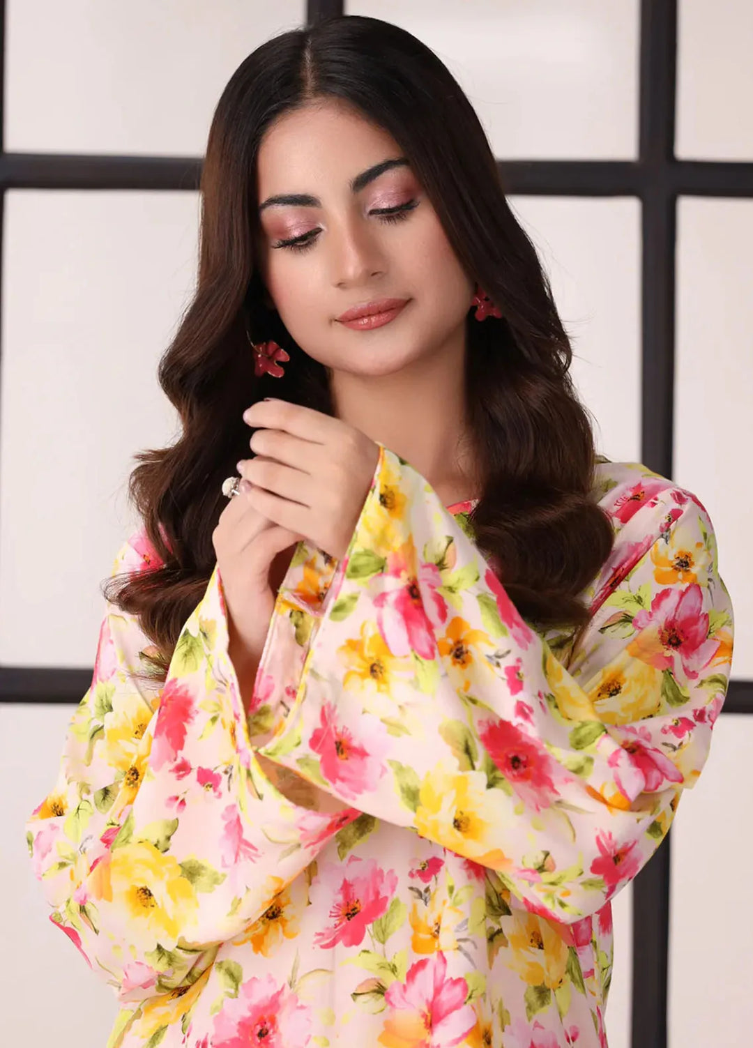 Afterglow By Meerak Printed Linen Suit Unstitched 2 Piece MRK24AG AFG-03 - Winter Collection