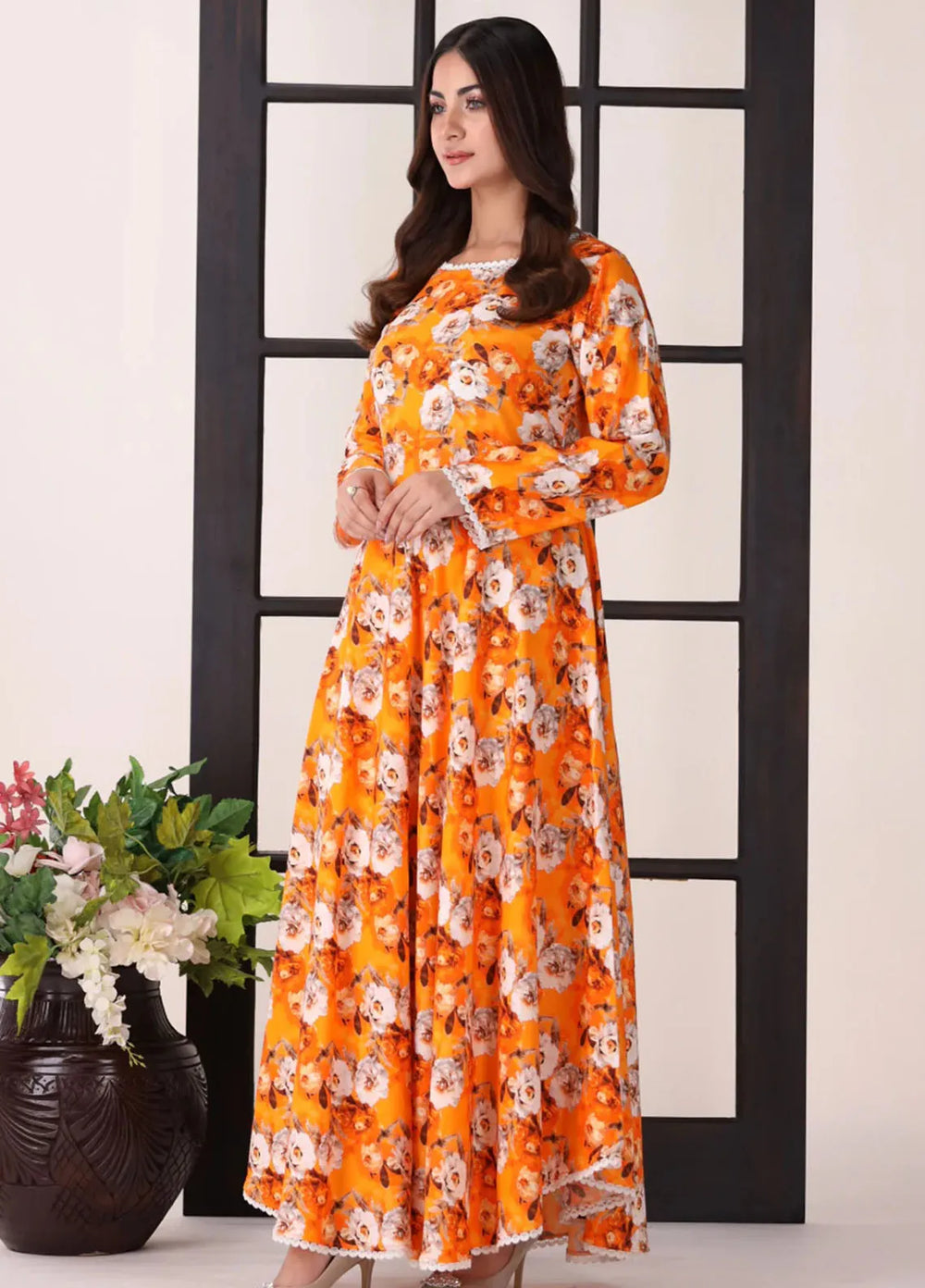 Afterglow By Meerak Printed Linen Suit Unstitched 2 Piece MRK24AG AFG-04 - Winter Collection