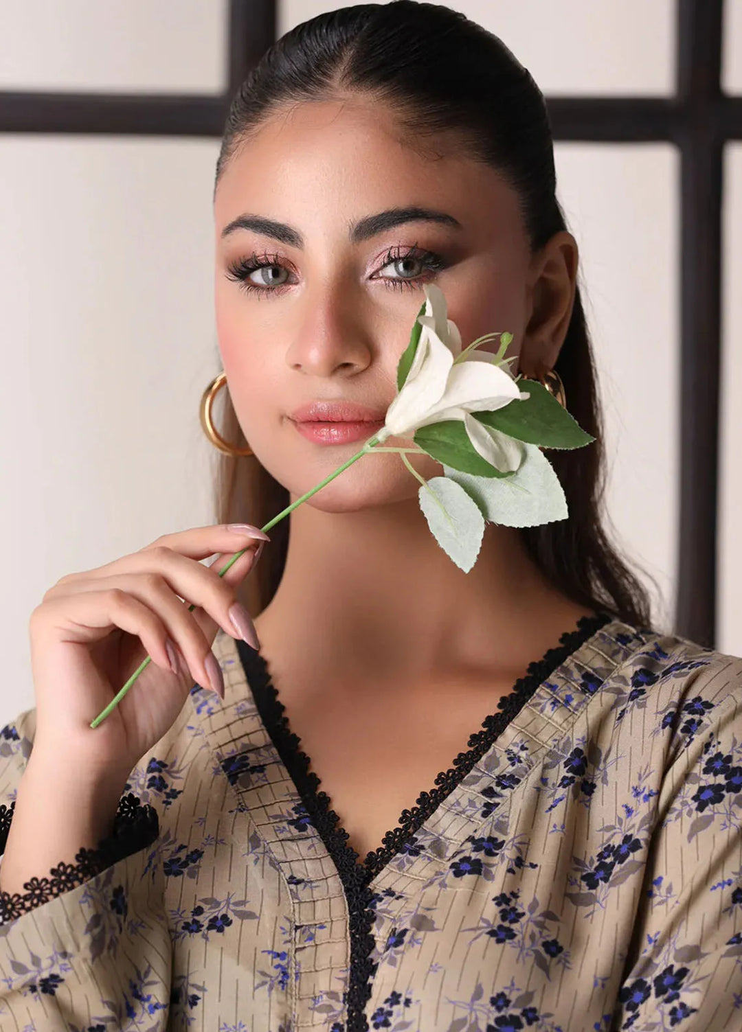 Afterglow By Meerak Printed Linen Suit Unstitched 2 Piece MRK24AG AFG-05 - Winter Collection