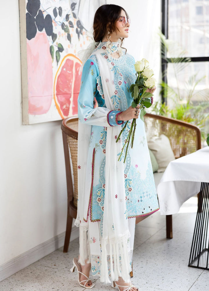 Afterhours by Mahnur Embroidered Lawn Suits Unstitched 3 Piece MN25AH D-11 Pastel Pop - Summer Collection