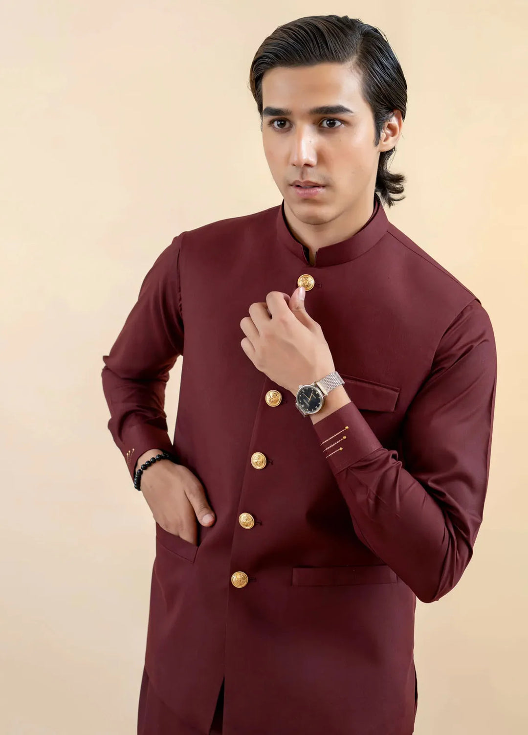 Ahmad Raza Wash n Wear Formal Men 3 Piece Suit - AR5136