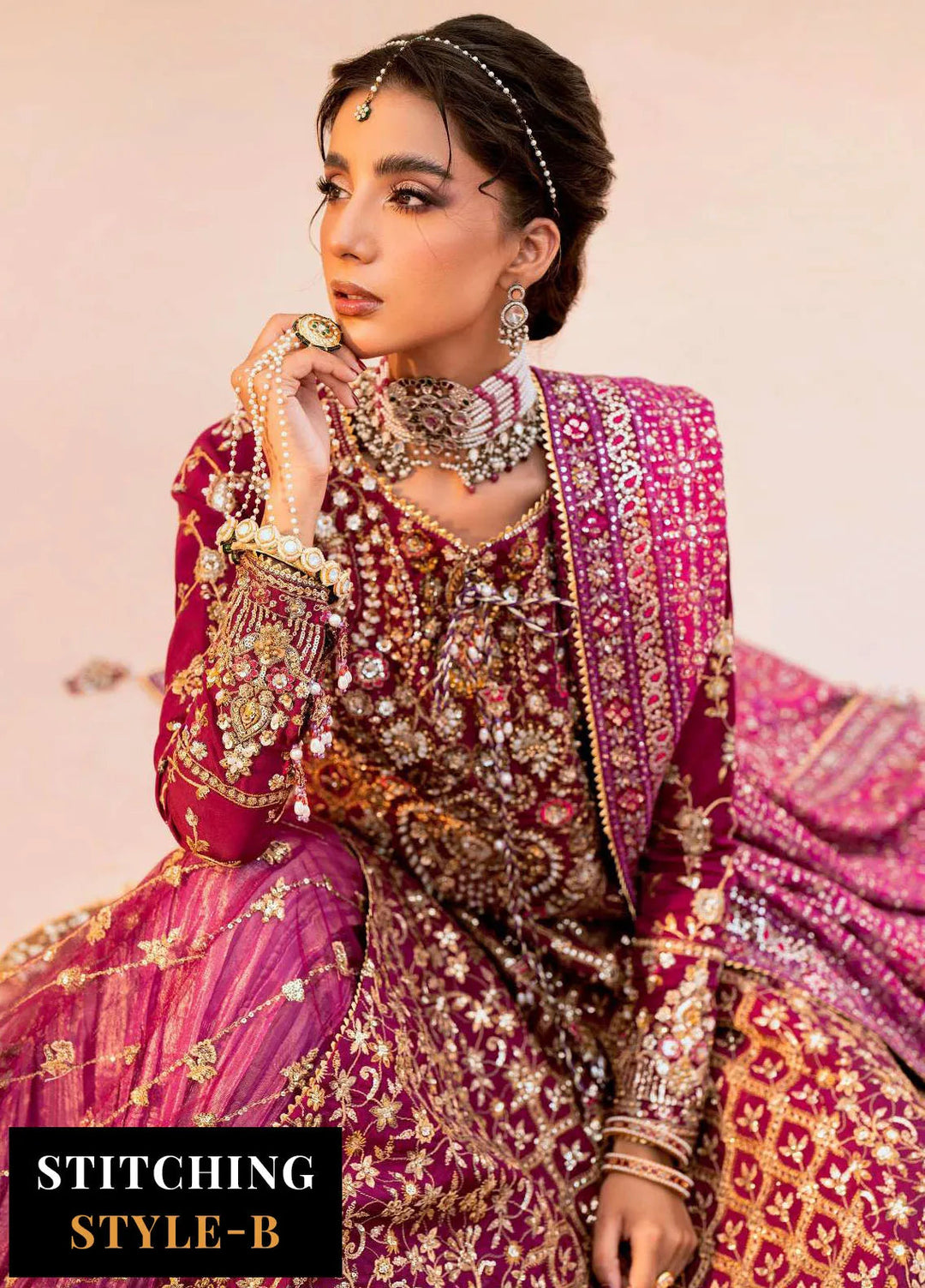 Aik Atelier Embroidered Kataan Silk Suit Unstitched 3 Piece AIK25WF Look-10 - Formals Collection