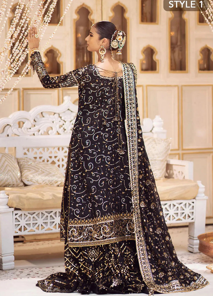 AIK Atelier Embroidered Khaadi Net Suits Unstitched 3 Piece AIK24WF2 Look 07 - Wedding Collection