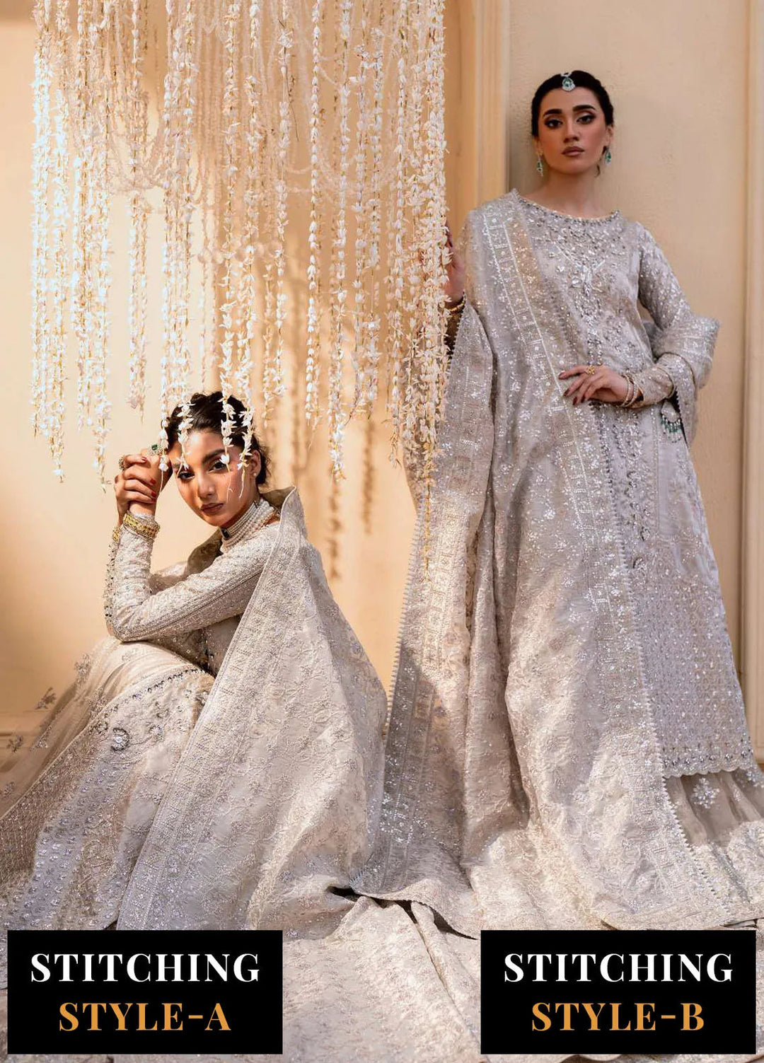 Aik Atelier Embroidered Kundan Zari Suit Unstitched 3 Piece AIK25WF Look-09 - Formals Collection