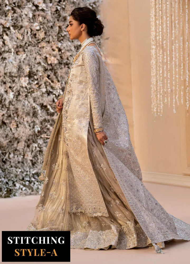 Aik Atelier Embroidered Kundan Zari Suit Unstitched 3 Piece AIK25WF Look-09 - Formals Collection