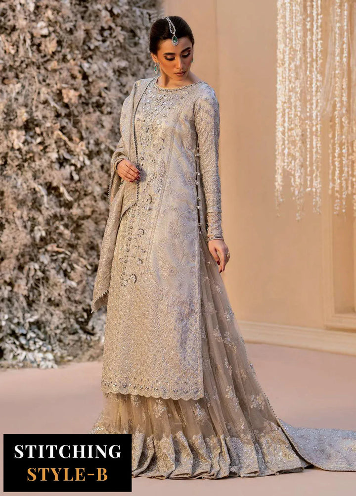 Aik Atelier Embroidered Kundan Zari Suit Unstitched 3 Piece AIK25WF Look-09 - Formals Collection