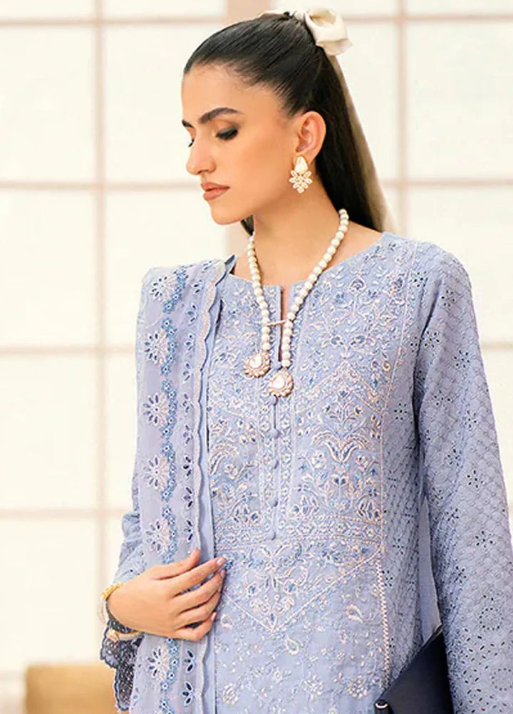 Aik Atelier Embroidered Lawn Suit Unstitched 3 Piece AIK24E LOOK 01 A - Summer Collection