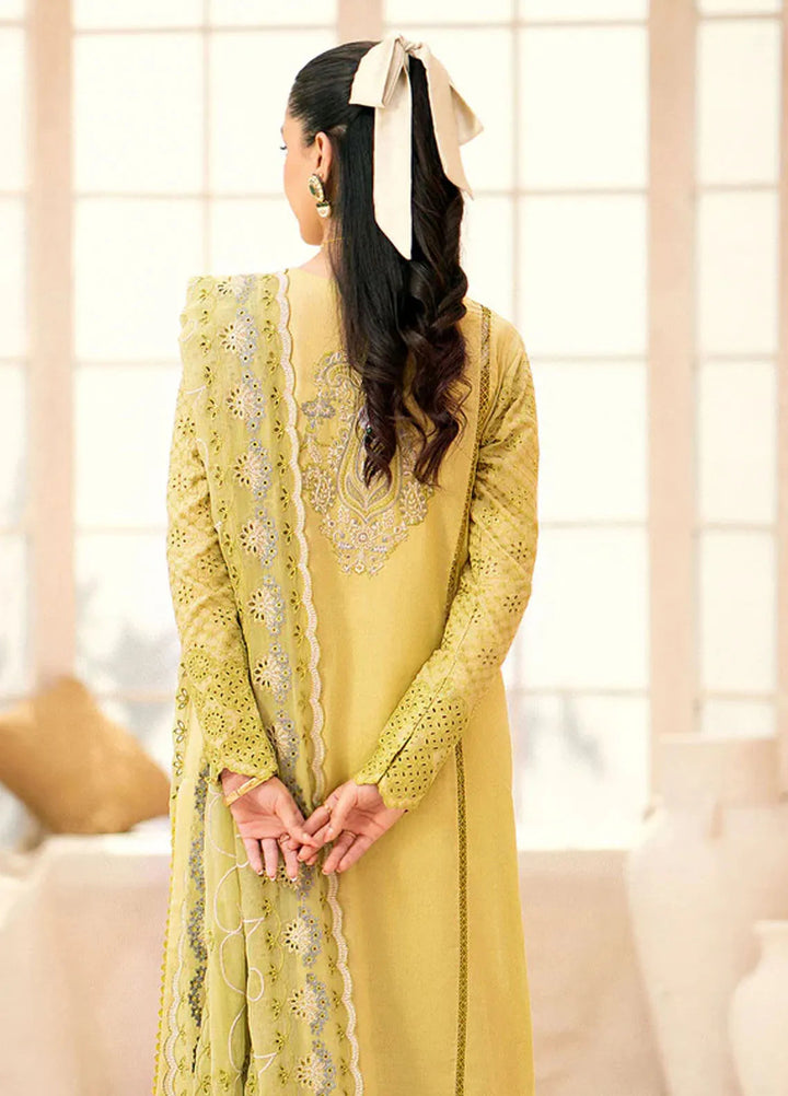 Aik Atelier Embroidered Lawn Suit Unstitched 3 Piece AIK24E LOOK 01 B - Summer Collection