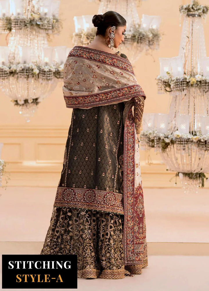 Aik Atelier Embroidered Organza Suit Unstitched 3 Piece AIK25WF Look-04 - Formals Collection
