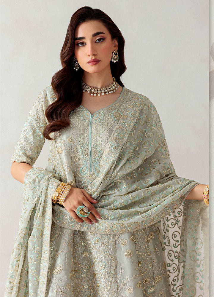 Aik Atelier Embroidered Tissue Suits Unstitched 3 Piece AIK25UF D-03 - Formals Collection