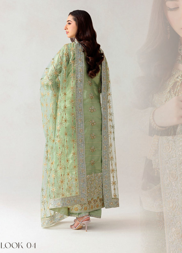 Aik Atelier Embroidered Tissue Suits Unstitched 3 Piece AIK25UF D-04 - Formals Collection