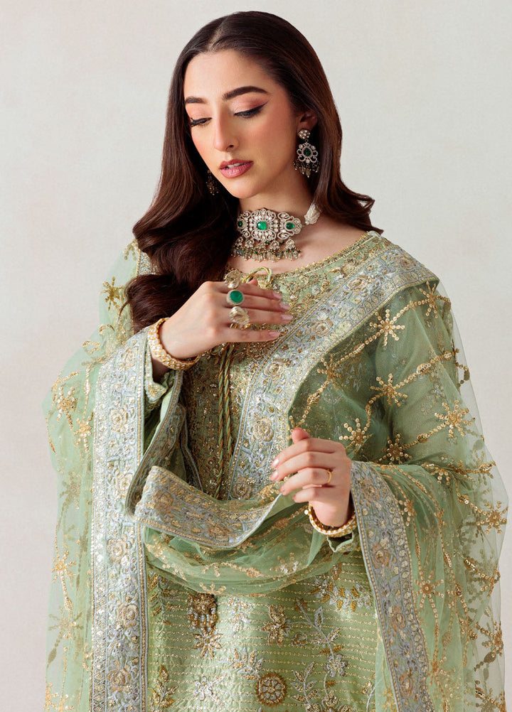 Aik Atelier Embroidered Tissue Suits Unstitched 3 Piece AIK25UF D-04 - Formals Collection