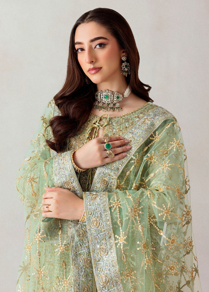 Aik Atelier Embroidered Tissue Suits Unstitched 3 Piece AIK25UF D-04 - Formals Collection