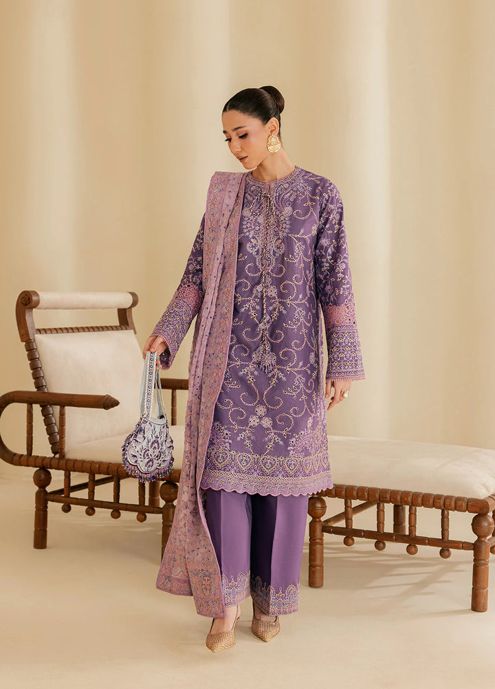 Aik Atelier Unstitched Embroidered Lawn 3 Piece Suit AIK26ULF B2602A - Festive Collection