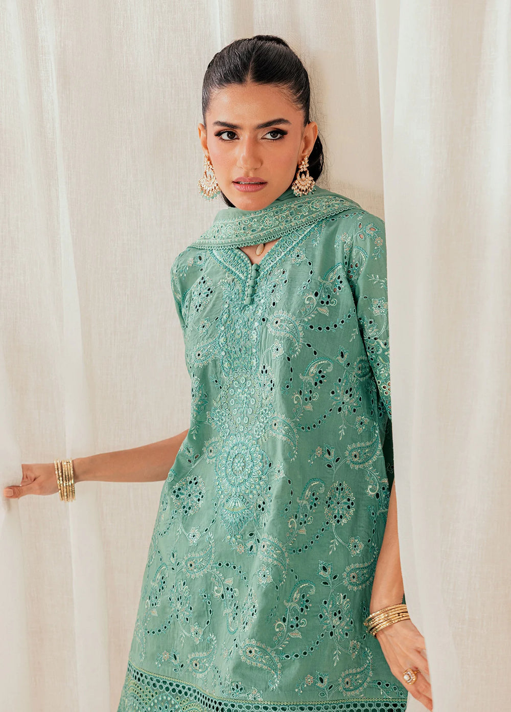 Aik Atelier Unstitched Embroidered Lawn 3 Piece Suit AIK26ULF B2603A - Festive Collection