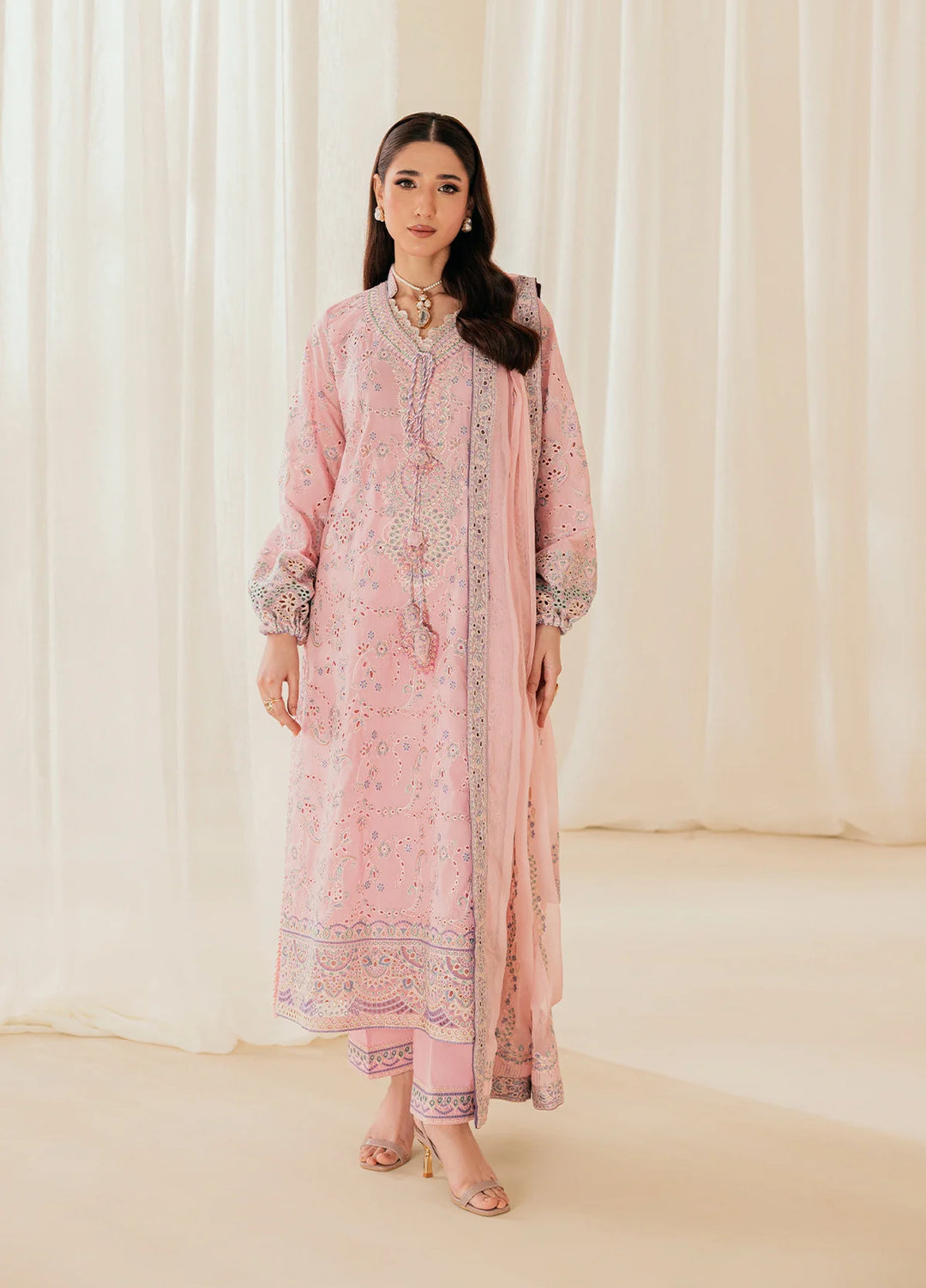 Aik Atelier Unstitched Embroidered Lawn 3 Piece Suit AIK26ULF B2603B - Festive Collection