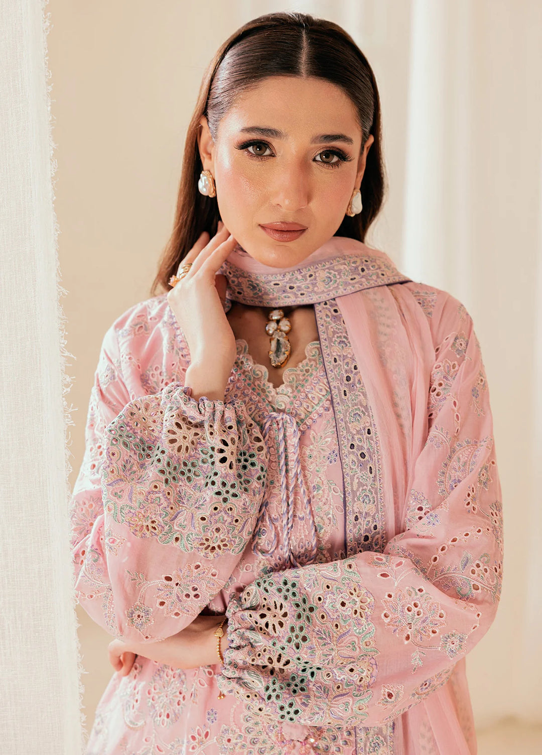 Aik Atelier Unstitched Embroidered Lawn 3 Piece Suit AIK26ULF B2603B - Festive Collection