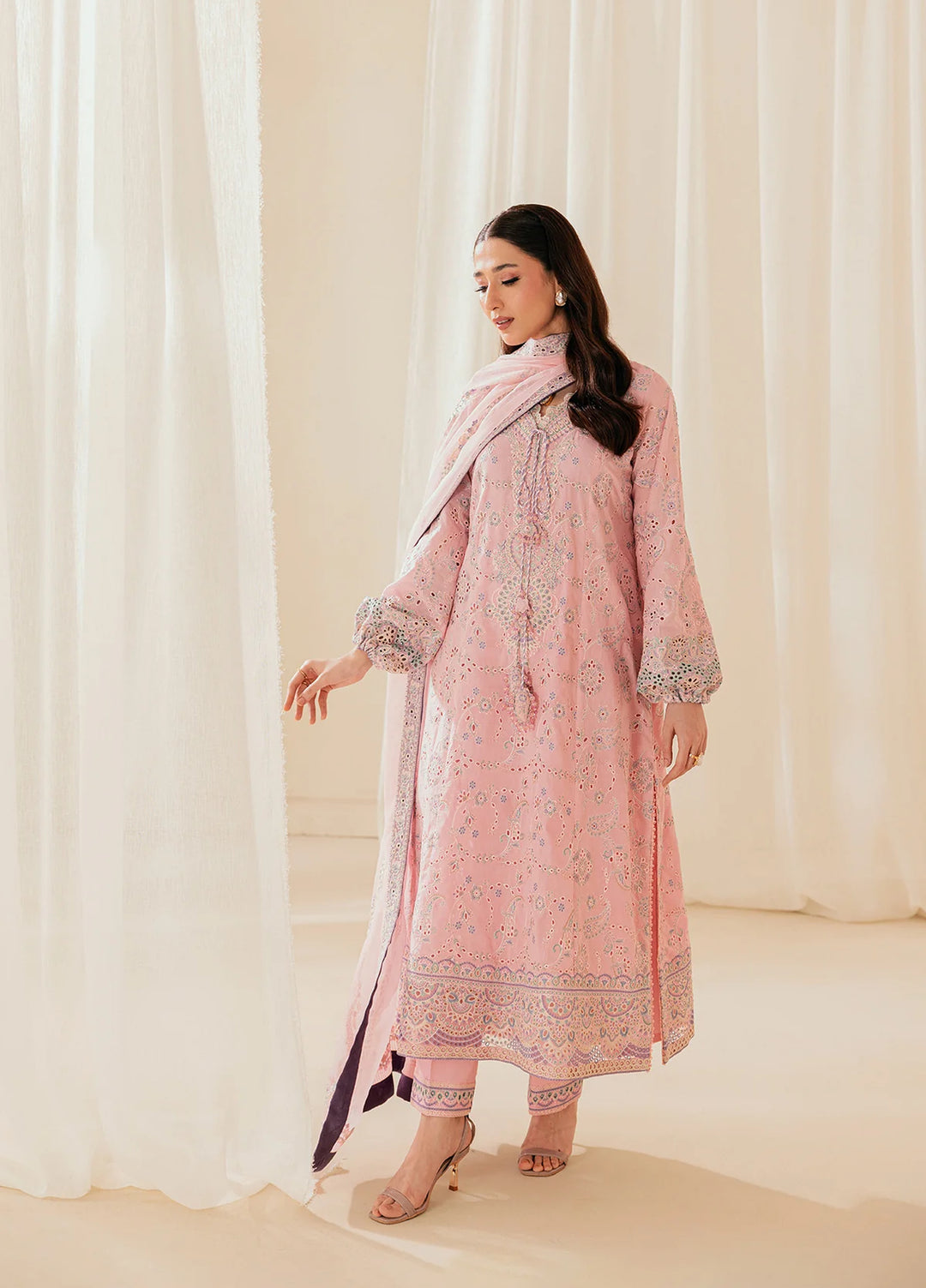 Aik Atelier Unstitched Embroidered Lawn 3 Piece Suit AIK26ULF B2603B - Festive Collection