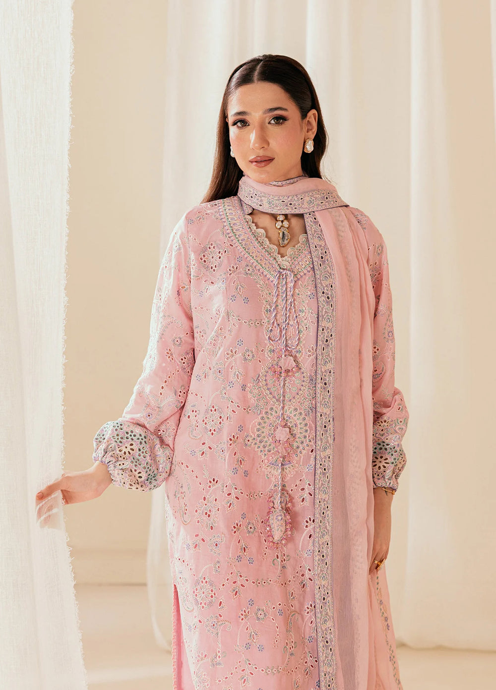 Aik Atelier Unstitched Embroidered Lawn 3 Piece Suit AIK26ULF B2603B - Festive Collection
