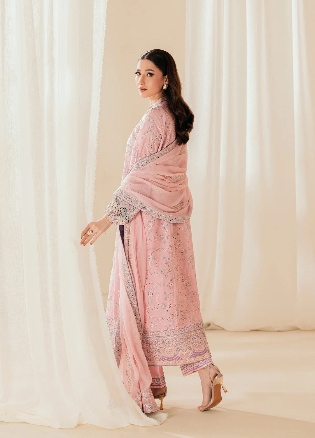 Aik Atelier Unstitched Embroidered Lawn 3 Piece Suit AIK26ULF B2603B - Festive Collection