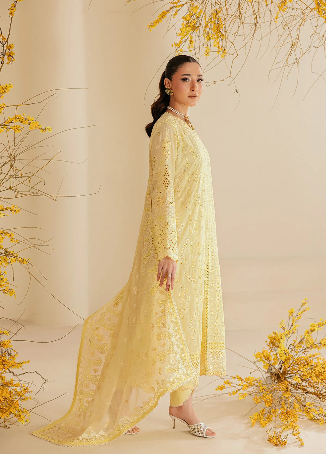 Aik Atelier Unstitched Embroidered Lawn 3 Piece Suit AIK26ULF B2604A - Festive Collection