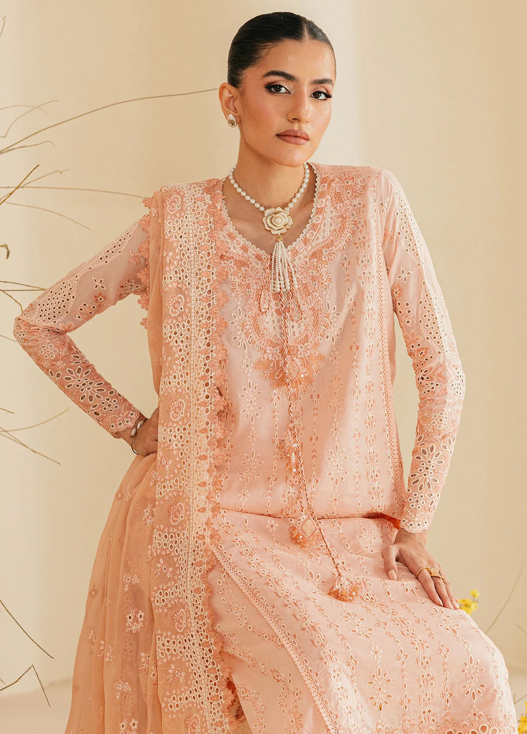 Aik Atelier Unstitched Embroidered Lawn 3 Piece Suit AIK26ULF B2604B - Festive Collection