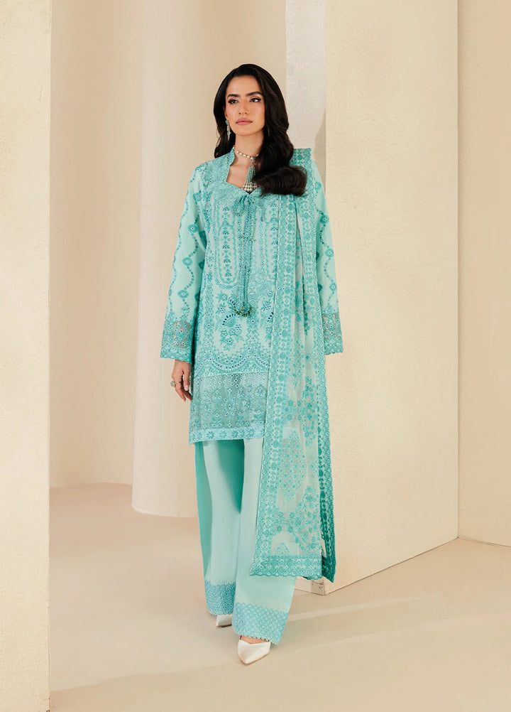 Aik Atelier Unstitched Embroidered Lawn 3 Piece Suit AIK26ULF B2605A - Festive Collection