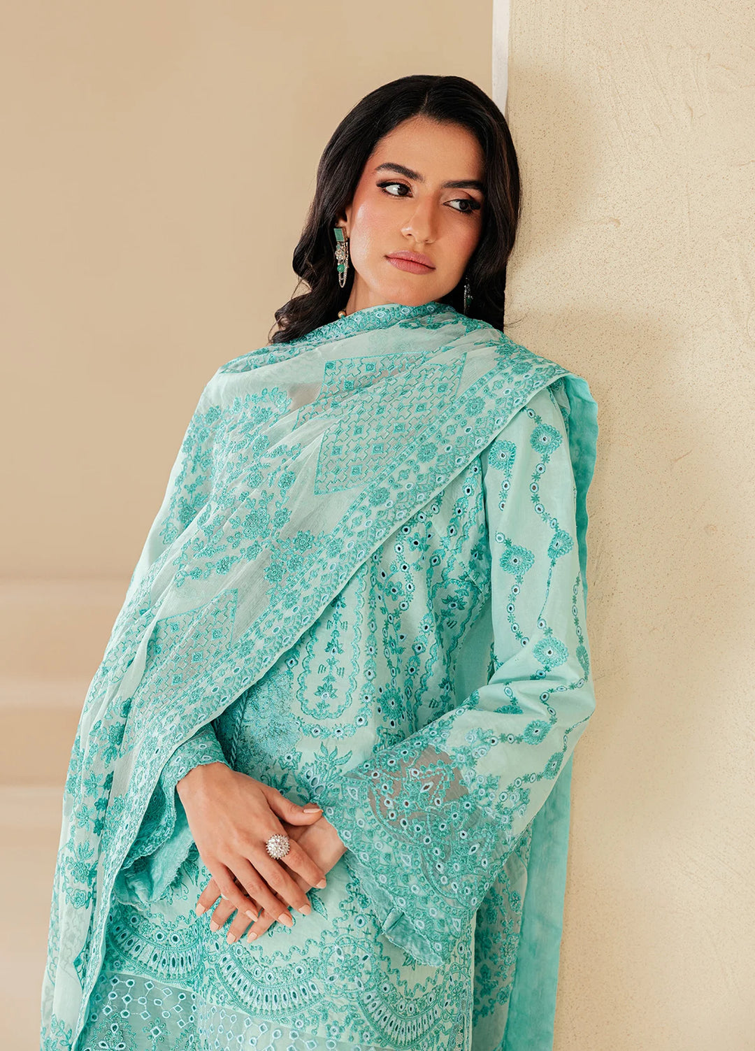 Aik Atelier Unstitched Embroidered Lawn 3 Piece Suit AIK26ULF B2605A - Festive Collection