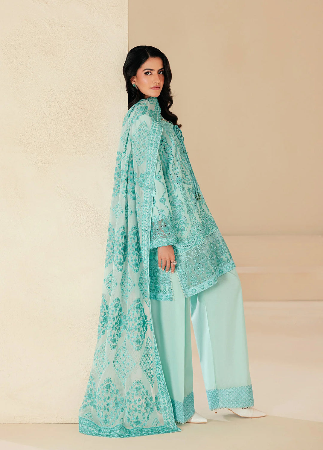 Aik Atelier Unstitched Embroidered Lawn 3 Piece Suit AIK26ULF B2605A - Festive Collection