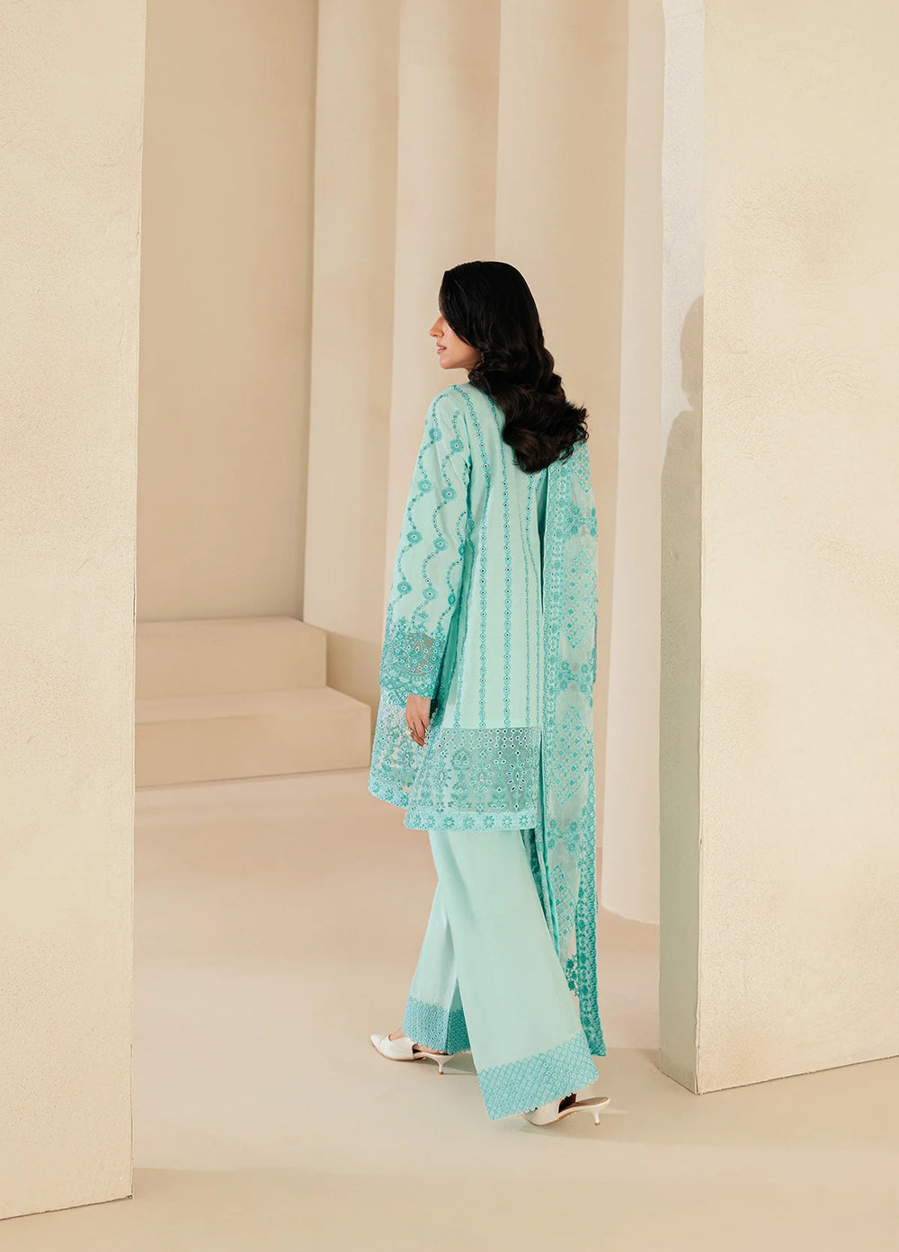 Aik Atelier Unstitched Embroidered Lawn 3 Piece Suit AIK26ULF B2605A - Festive Collection