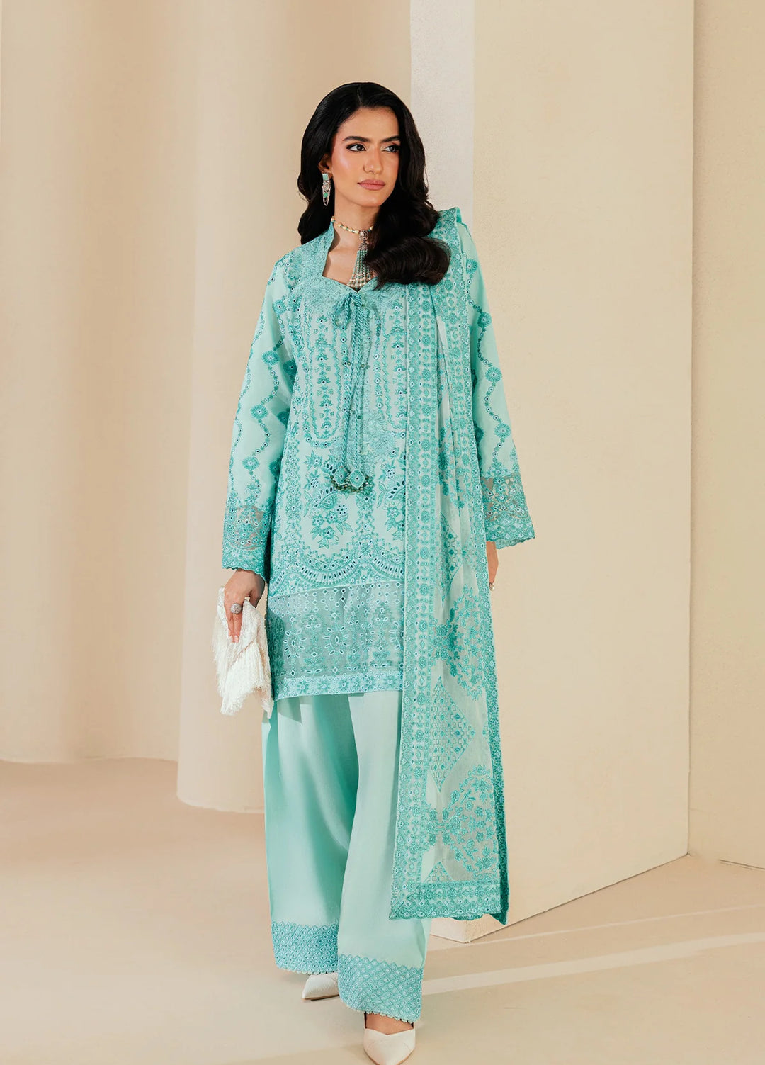 Aik Atelier Unstitched Embroidered Lawn 3 Piece Suit AIK26ULF B2605A - Festive Collection