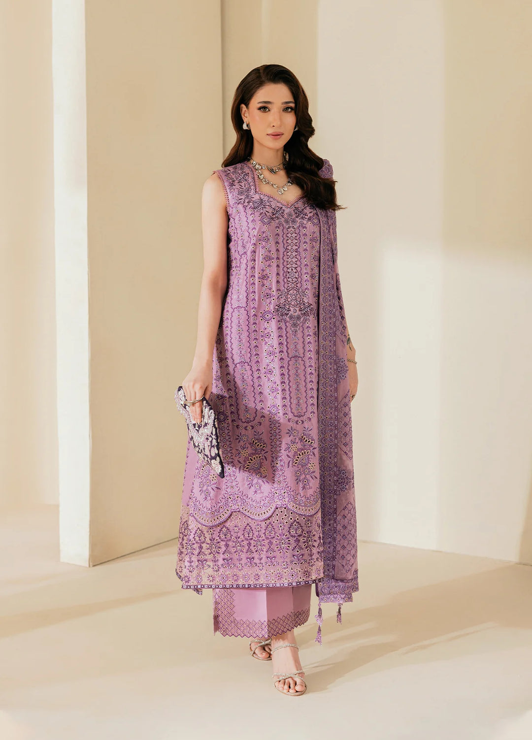 Aik Atelier Unstitched Embroidered Lawn 3 Piece Suit AIK26ULF B2605B - Festive Collection