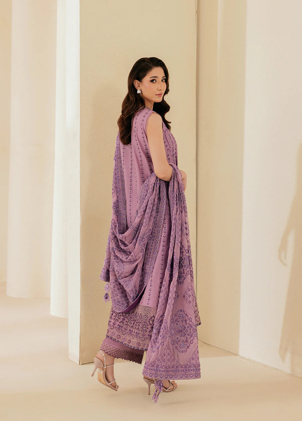 Aik Atelier Unstitched Embroidered Lawn 3 Piece Suit AIK26ULF B2605B - Festive Collection